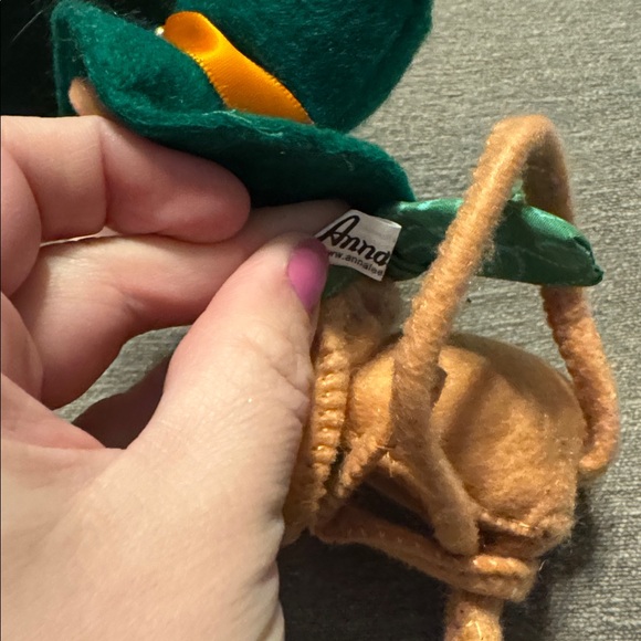 Lot of 3 St. Patrick’s Day Annalee Doll Mice Vintage